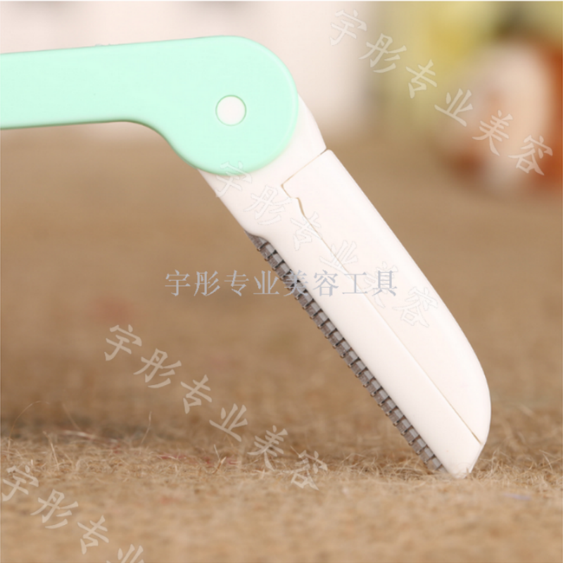 修眉刀 可折叠刮眉刀不锈钢刀片 美观大气美妆工具 修眉美容工具详情图3