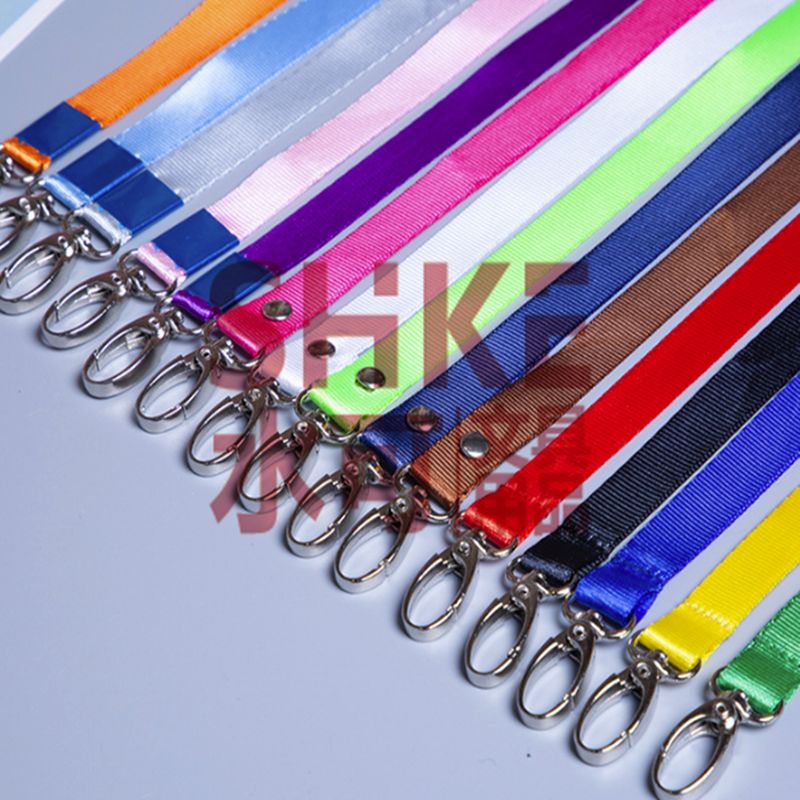 2cm广州加厚椭圆钩手机绳学生胸卡证件挂绳展会工作证 挂绳吊绳细节图