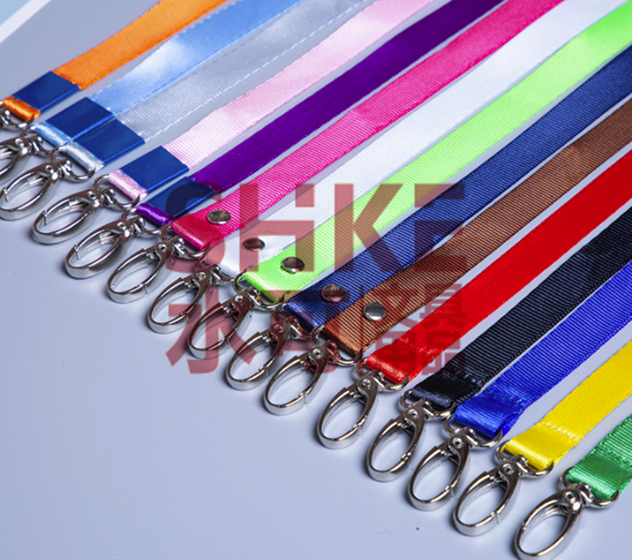 2cm广州加厚椭圆钩手机绳学生胸卡证件挂绳展会工作证 挂绳吊绳详情图3