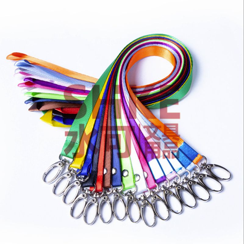 2cm广州加厚椭圆钩手机绳学生胸卡证件挂绳展会工作证 挂绳吊绳产品图