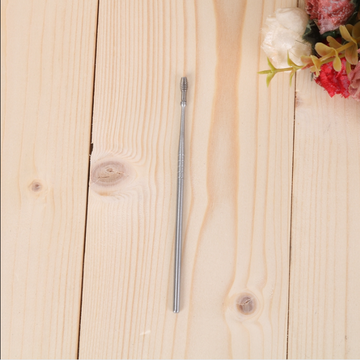 不锈钢螺旋式掏耳勺 两用除耳垢 采耳工具 耳扒清洁器 耳挖详情3