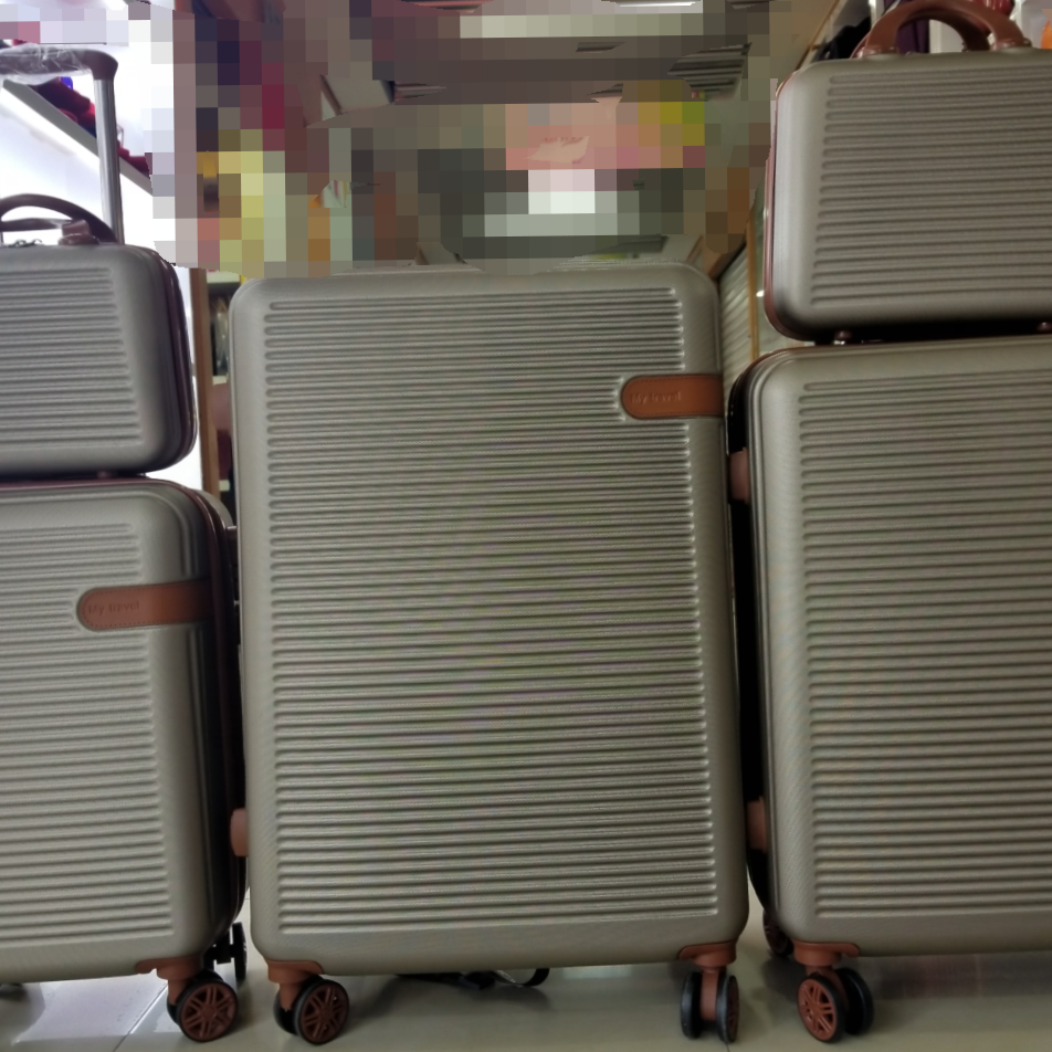 1804 Four-Piece Pull-Rod Box Luggage Code Box Abs Material Bag Set