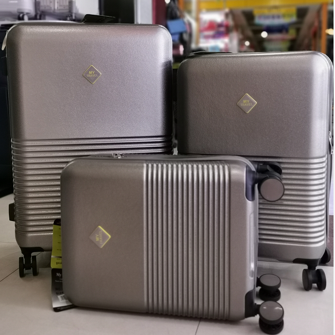 H231 Pull-Rod Case Three-Piece Pc Material For Luggage Combination Case
