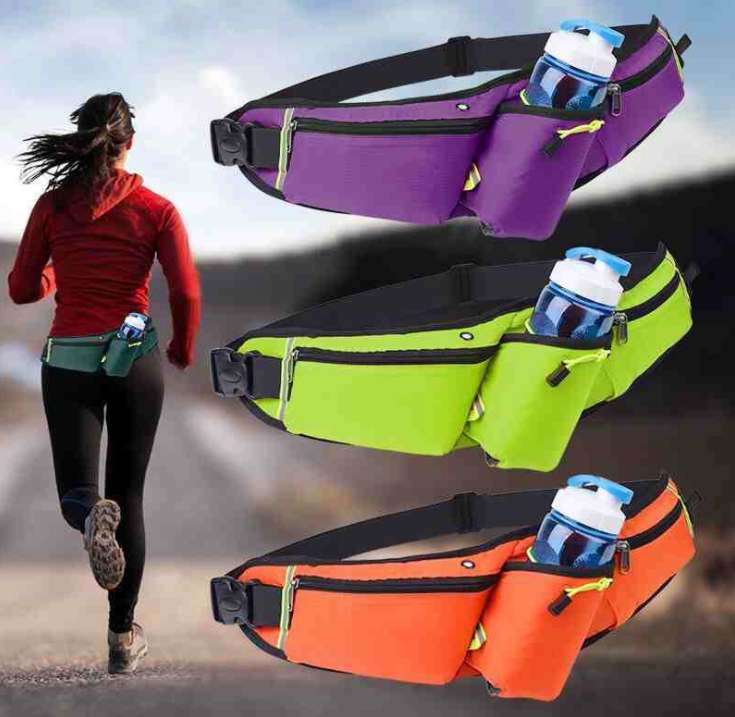 Multi-functional travel mobile phone waist bag, running sports water bottle waist bag pic 3