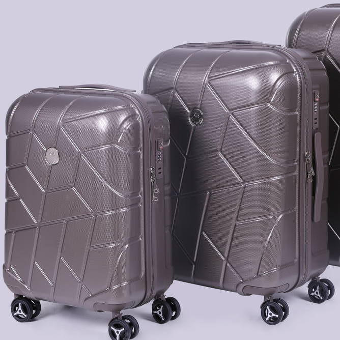 H198 Trolley Box Luggage Customs Lock Code Box Three Sets Of Pc Materials