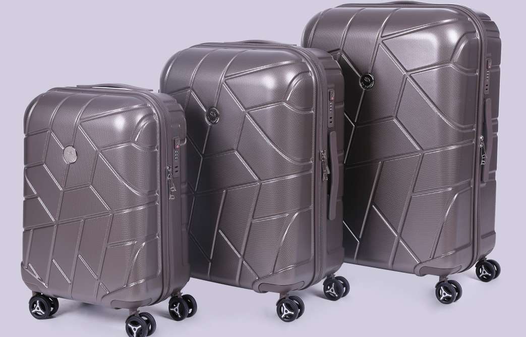 H198 Trolley Box Luggage Customs Lock Code Box Three Sets Of Pc Materials Specification drawing