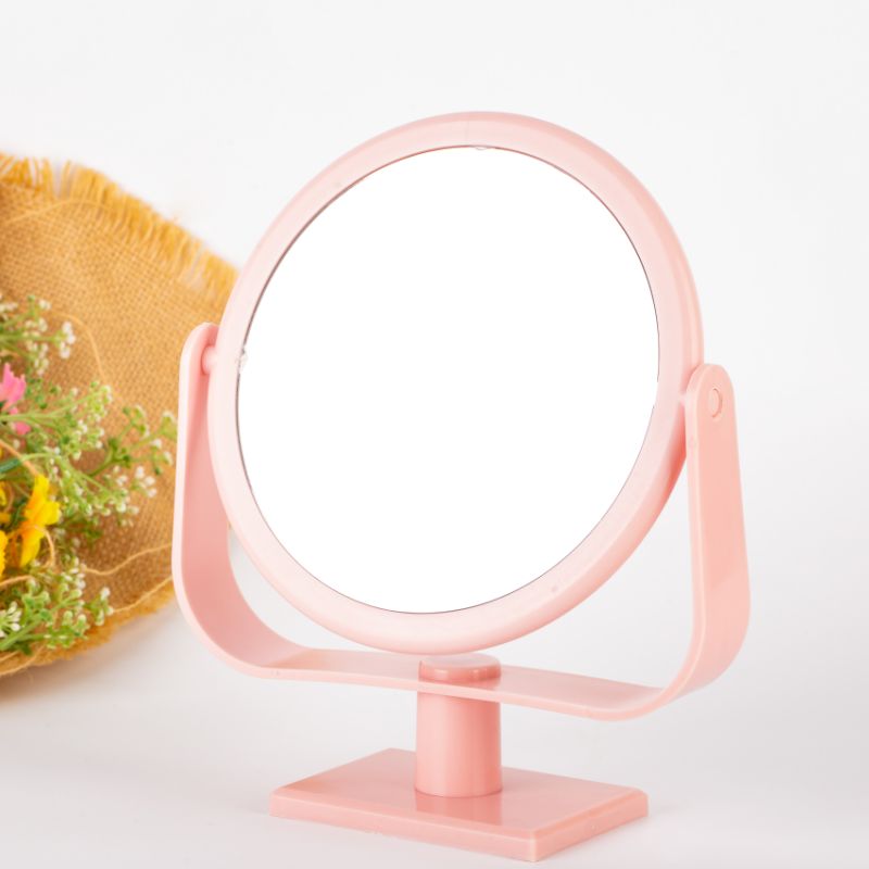 时尚大方 北欧风圆形双面镜 学生宿舍简约化妆镜子化妆镜子