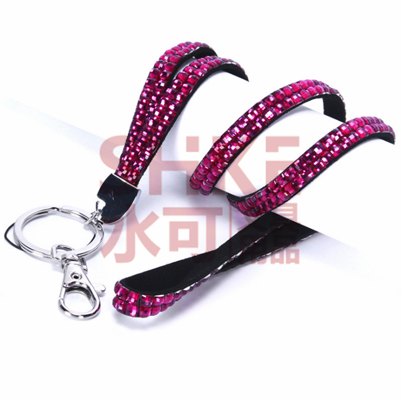 韩风时尚点钻手机绳长带钻挂绳证件带手机挂绳展会胸卡挂绳！详情图3