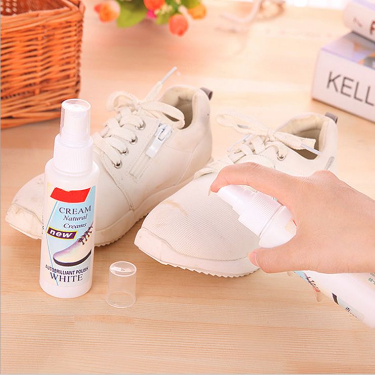 Small white shoes clean shoes wave shoes clean