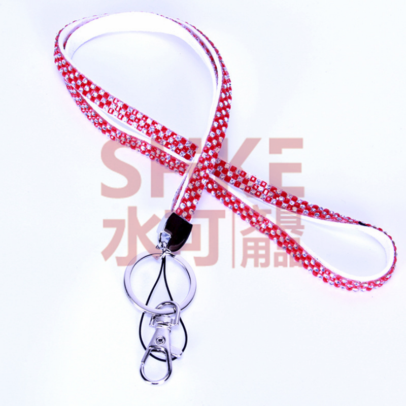 韩风时尚点钻手机绳长带钻挂绳证件带手机挂绳展会胸卡挂绳！详情图1
