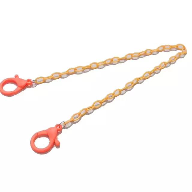 Rose Angel colorful link chain mask chain, children's colorful mask chain details Picture