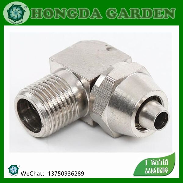 We have a complete range of specifications for quick-twist external thread elbows, pneumatic joints, air pipe joints, metal joints, quick-twist lock female joints details Picture