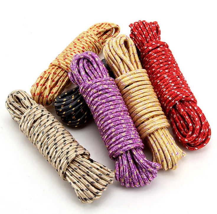 Thickened multi-functional nylon anti-slip and windproof clothesline detail image 3
