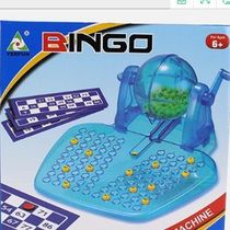 A manual lottery machine
