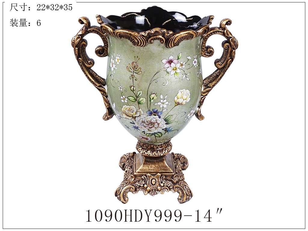 瓷器花瓶/中纤板工艺细节图