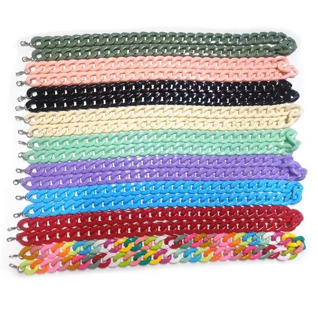 Rose Angel trendy and fashionable adult mask chain, acrylic ring buckle chain, eyeglass chain, Internet bestseller Specification image