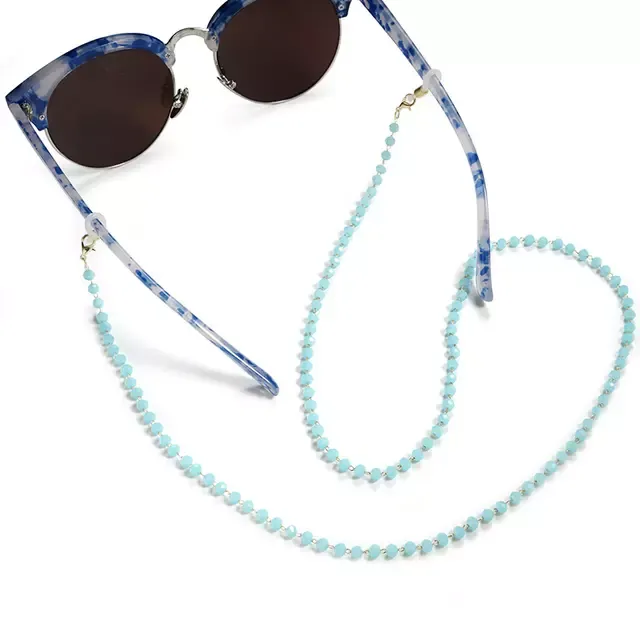 The Rose Angel ladies' crystal glasses chain is trendy and fashionable detail image 5