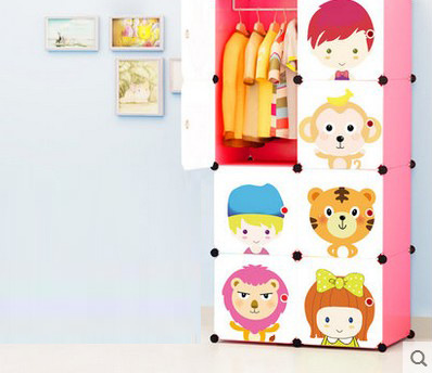 组合收纳柜折叠组装布艺衣柜详情图1