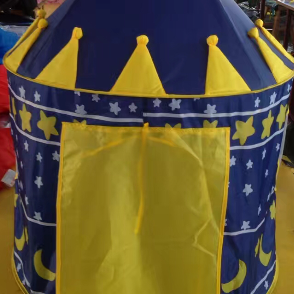 厂家直销全网热销现货网红190T涤塔夫印花儿童帐篷收纳旅行环保箱包里布