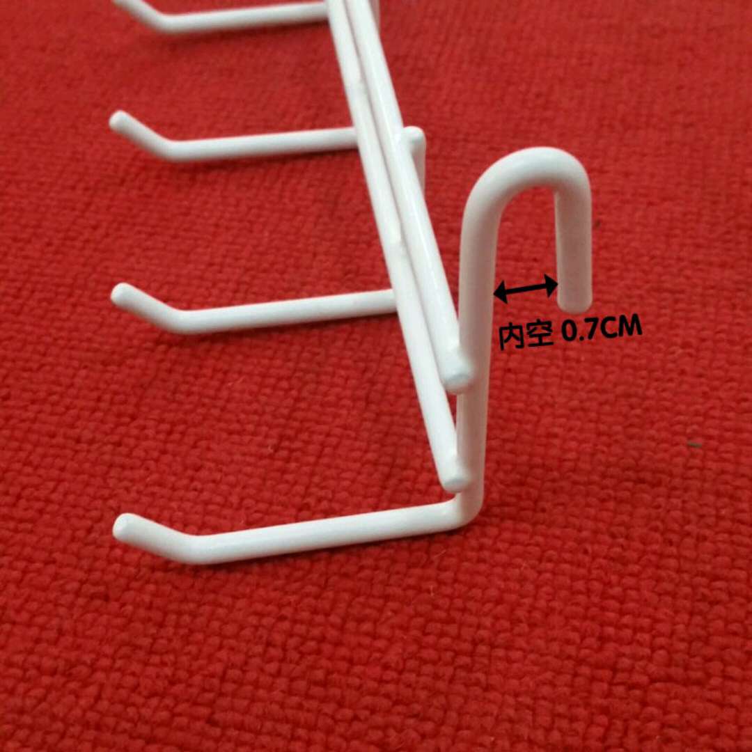 6-head hook-hung mesh multi-purpose towel hook, door back hook, kitchen and bathroom hook, Red Sun display detail image 1