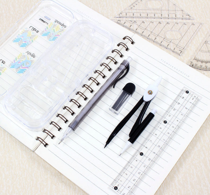A 7-piece student drawing set detail image 2