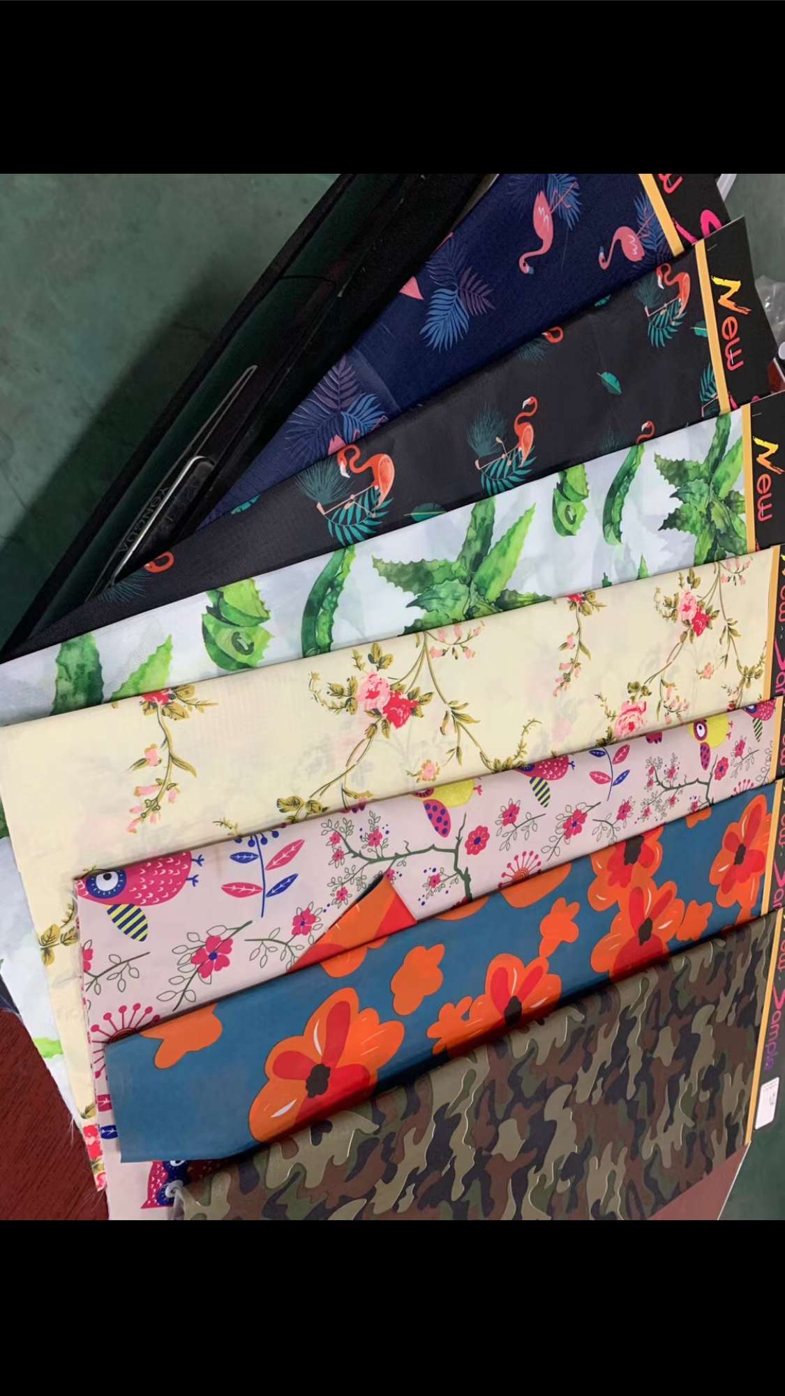 厂家直销全网热销现货网红210T印花PU环保雨伞布儿童休闲帐篷收纳旅行箱包里布产品图