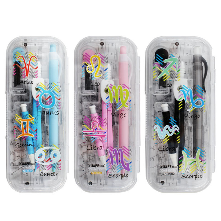 A 7-piece student drawing set detail image 4