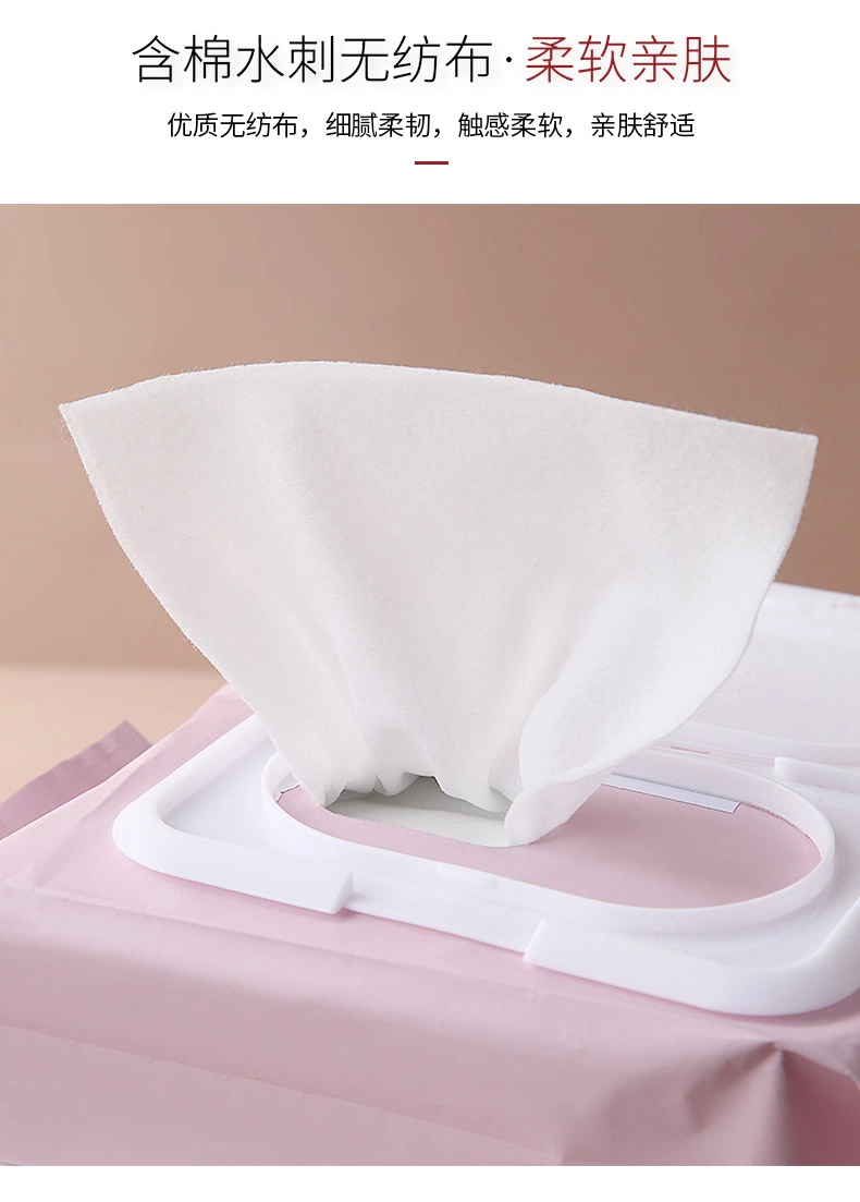 温和卸妆湿巾深层清洁一次性便携懒人清洁湿纸巾120片卸妆湿巾详情图8
