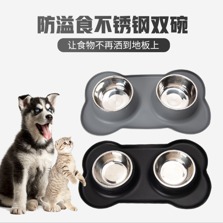 不锈钢双碗 详情图1