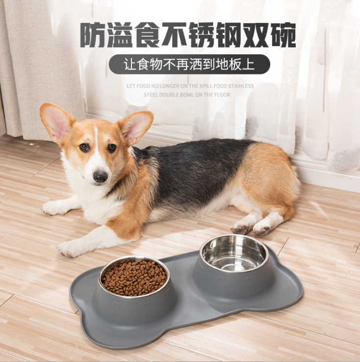 不锈钢双碗 详情图3