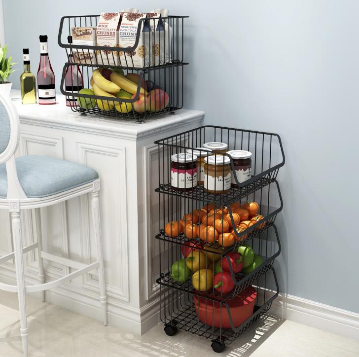 Z003 Three-layer storage basket/rack/storage basket detail image 5