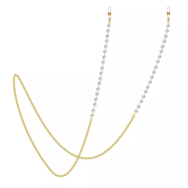 Rose Angel drew fashionable pearl glasses, pendant chains and mask chains, which became Internet bestsellers pic 5