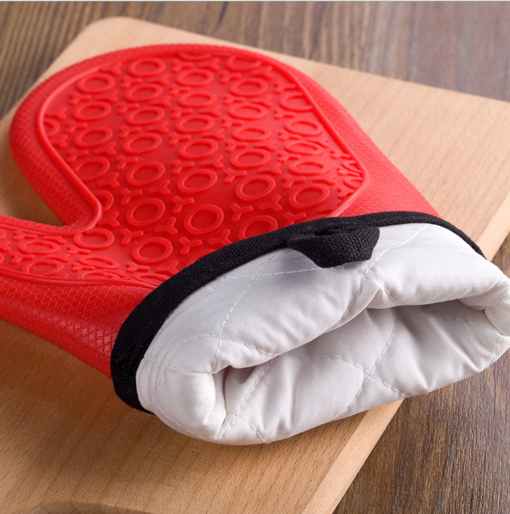 Double-layer silicone two-finger gloves detail image 4