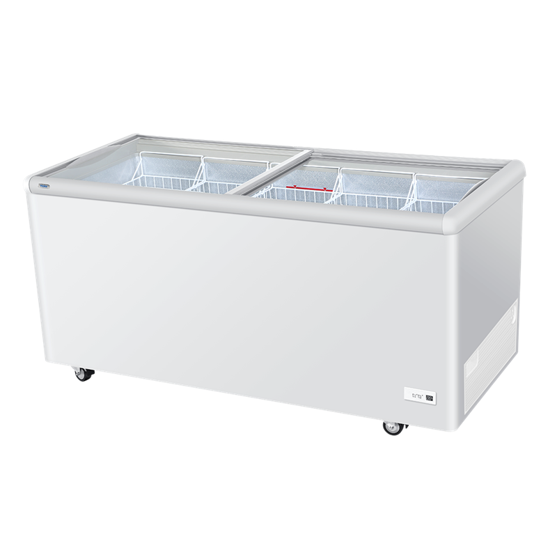 Haier/ Haier SC/SD-728CX horizontal frozen glass door display cabinet, freezer, large-capacity quick-freezing freezer pic 3