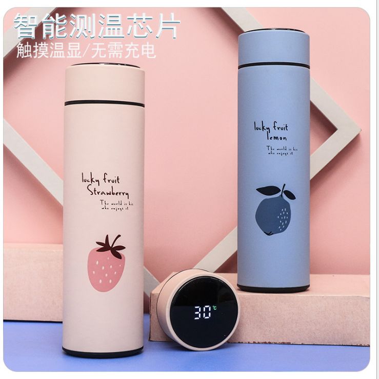 High-grade intelligent temperature display stainless steel thermos cup