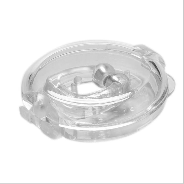 Portable silicone nose clip