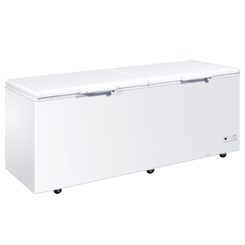 BC/BD-826HSQ商用冰柜卧式单温冷冻柜海鲜肉柜脚轮冰柜