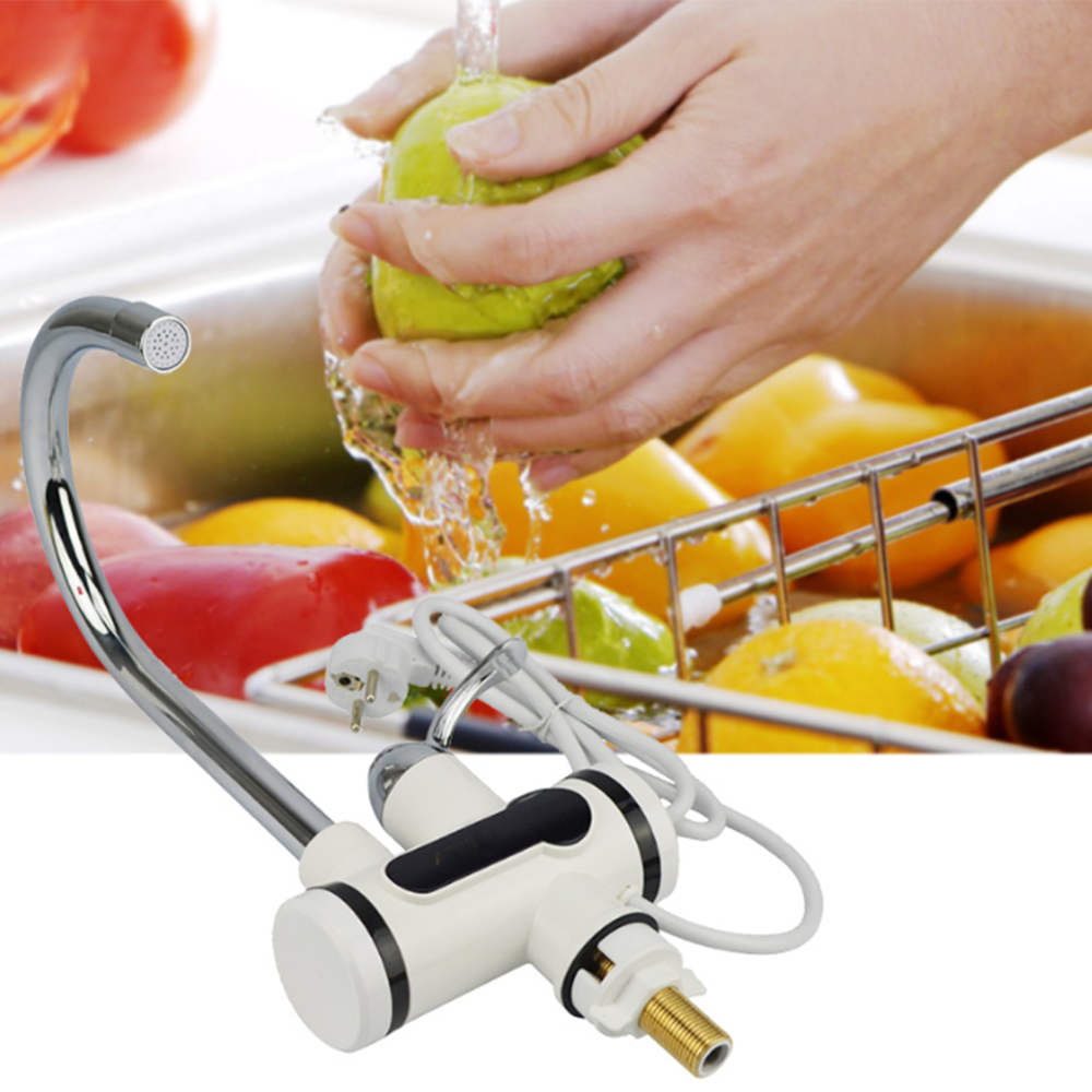 3000W electric hot water faucet, instant heating type, kitchen water heater, hot water for tap water, household shower detail image 18