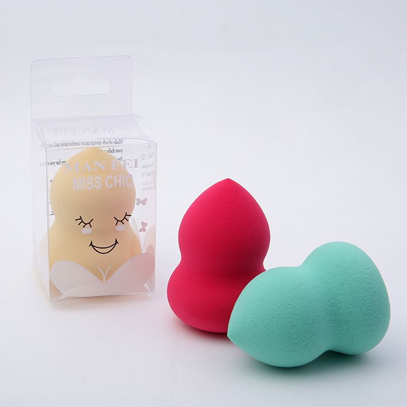 Gourd powder puff, makeup sponge, dry and wet dual-purpose beauty egg cushion, makeup cotton, makeup tool storage box