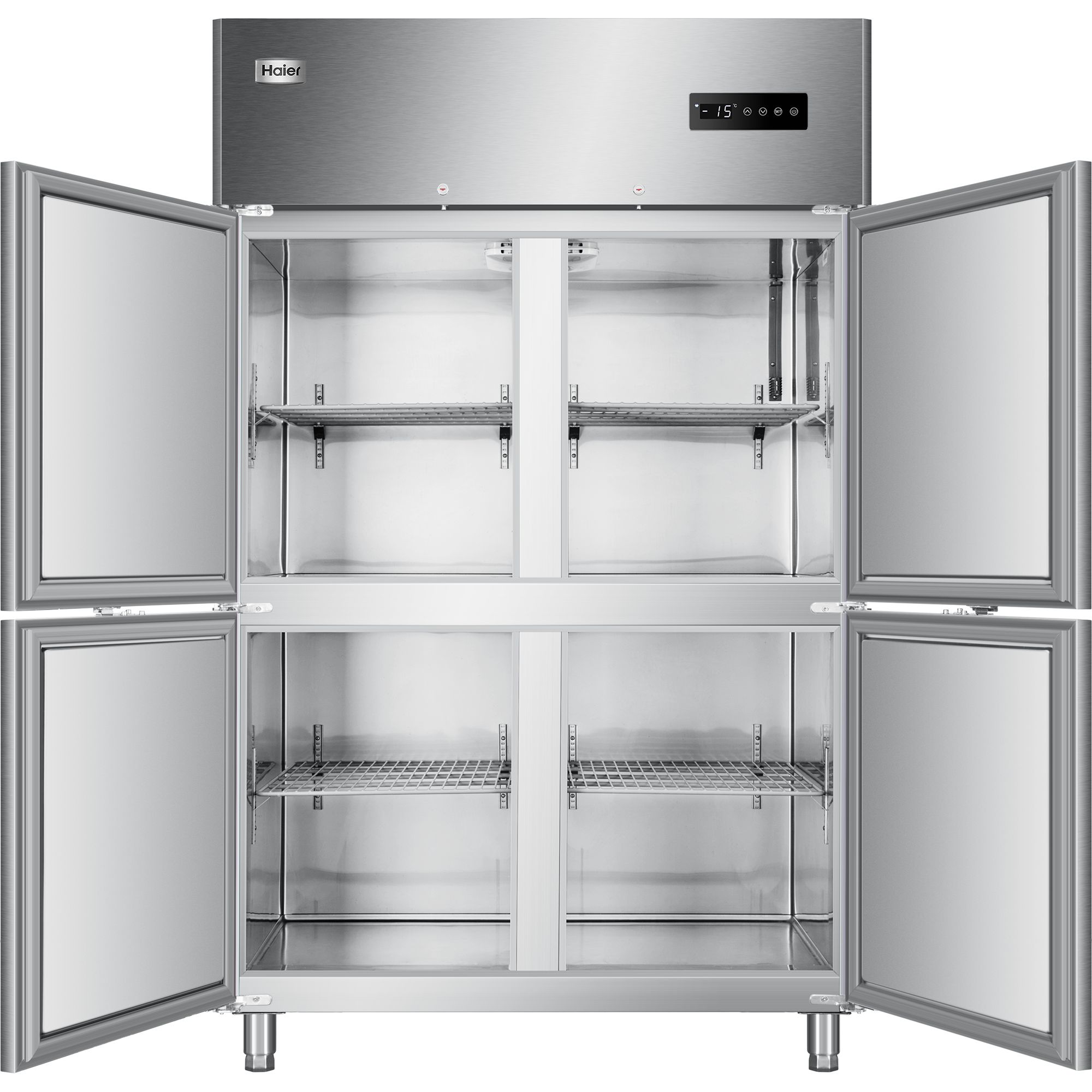 Haier/ Haier SLA-1000D4 Commercial kitchen refrigerator with air circulation Standing four-door project model Application Scenario