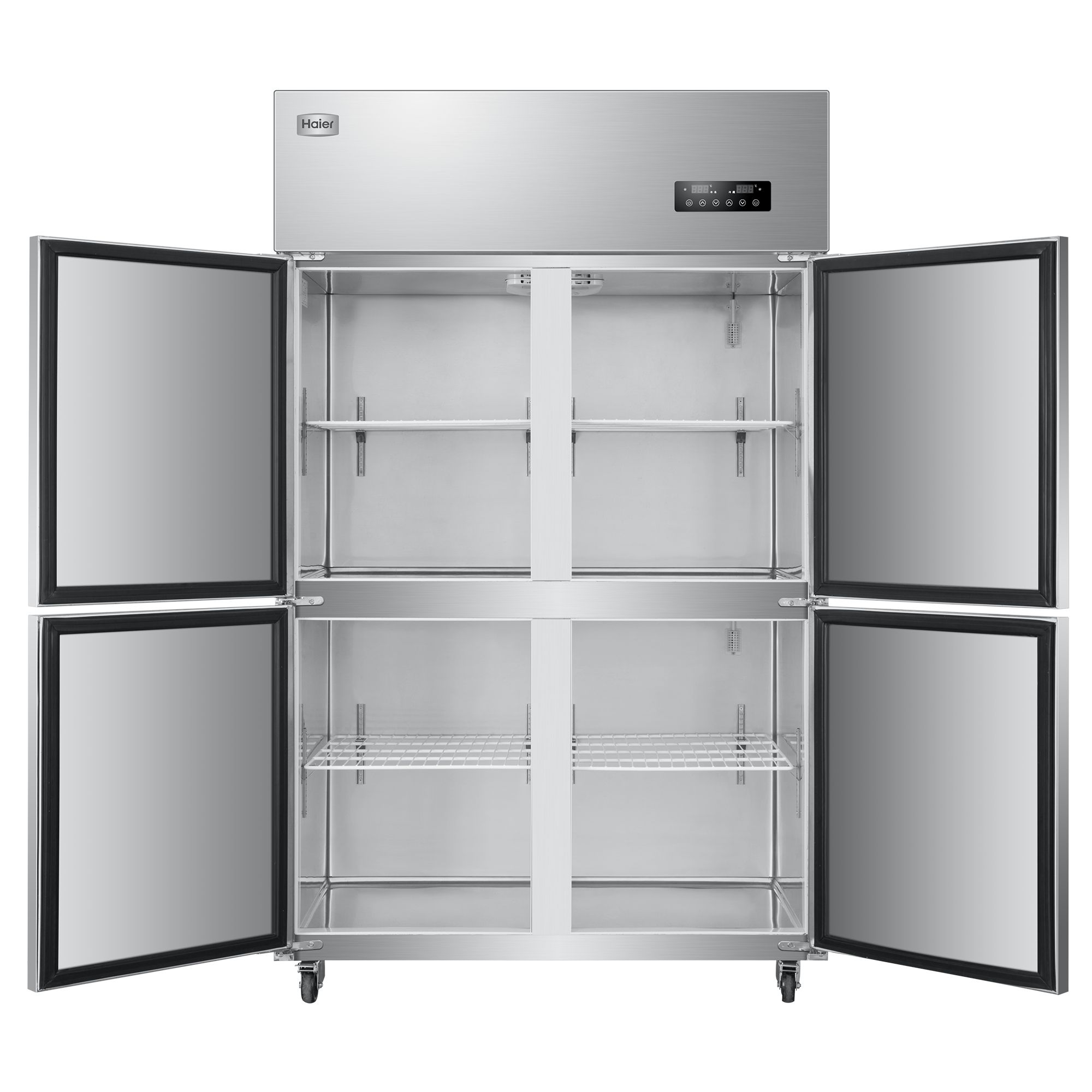 Haier/ Haier SLB-980C2D2 commercial kitchen refrigerator with air circulation, vertical kitchen refrigerator, stainless steel freezer Specification image
