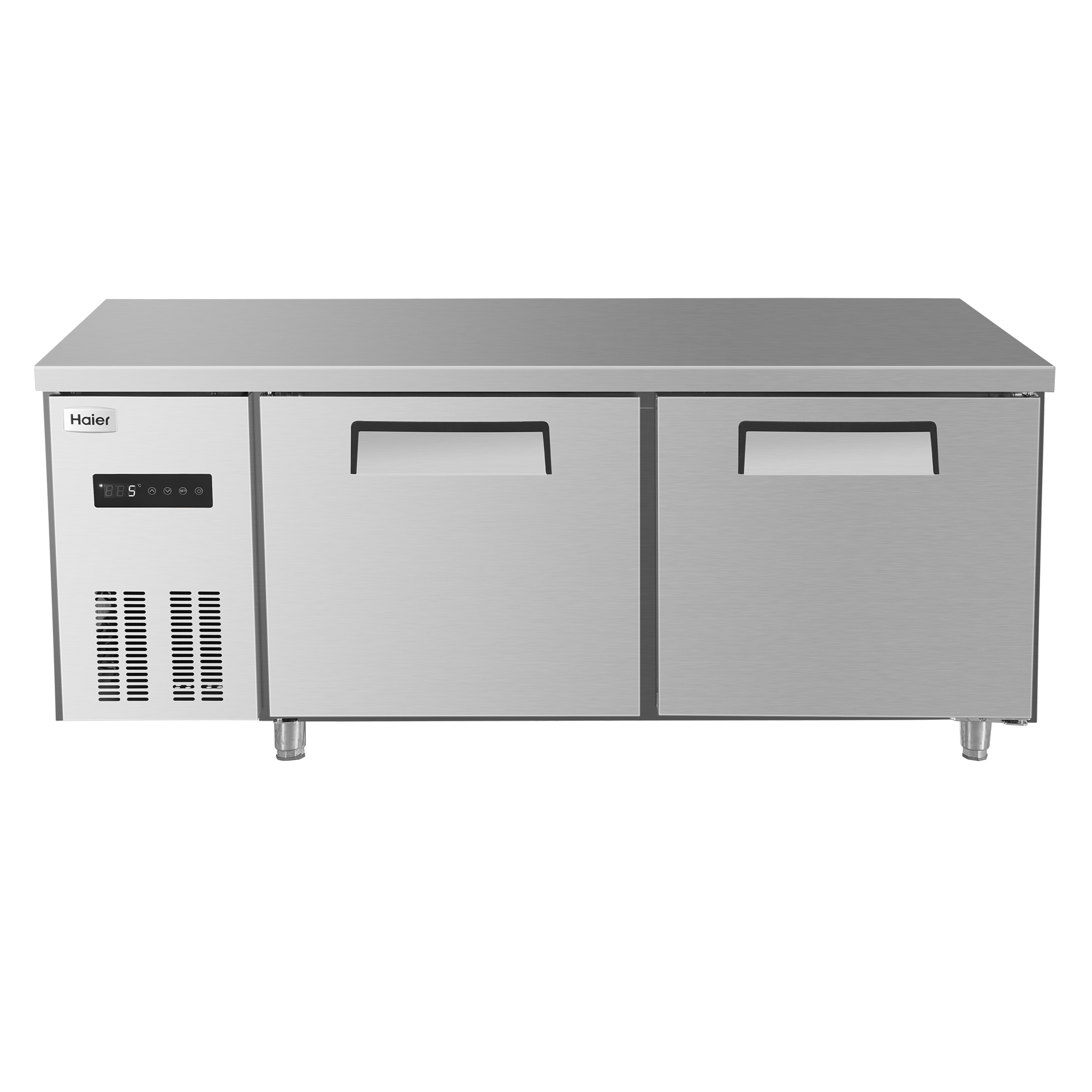 Haier SPB-350C/D2N stainless steel double-door workbench for commercial refrigeration and freezing conversion with air circulation pic 1