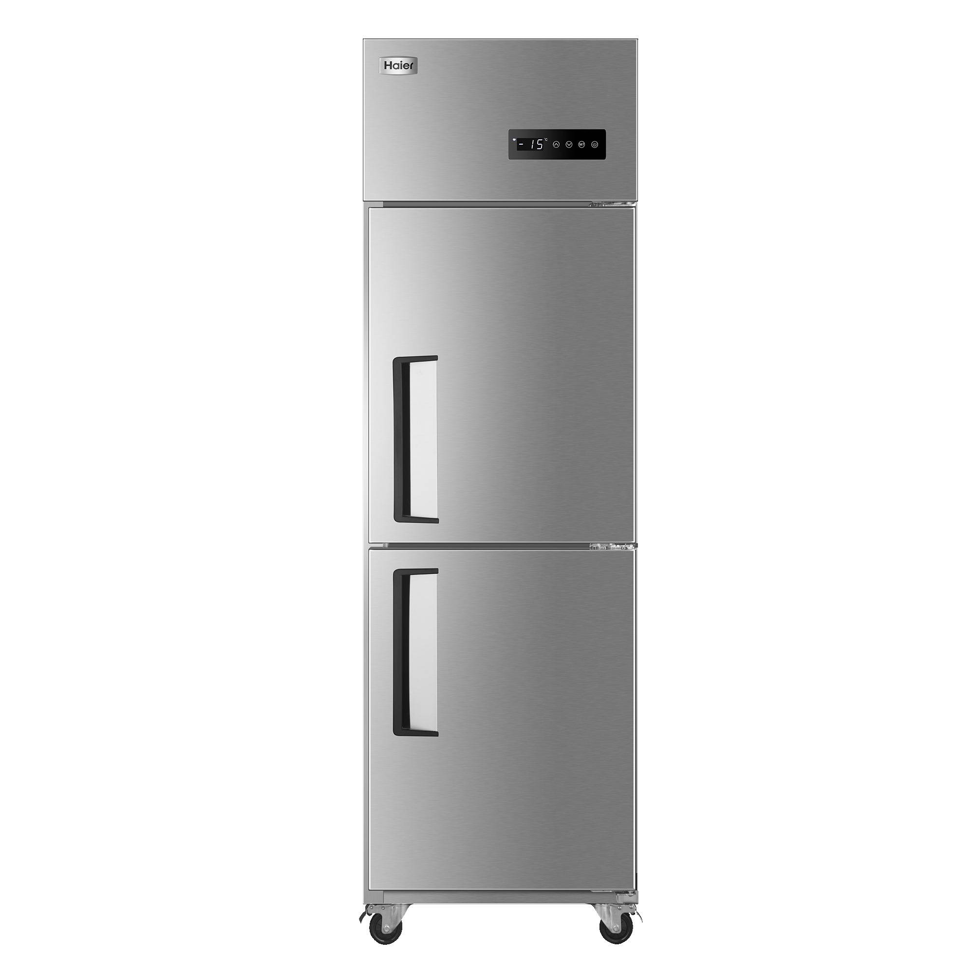 Haier/ Haier SLB-450D2 commercial kitchen refrigerator with air circulation, vertical kitchen refrigerator, stainless steel freezer pic 1