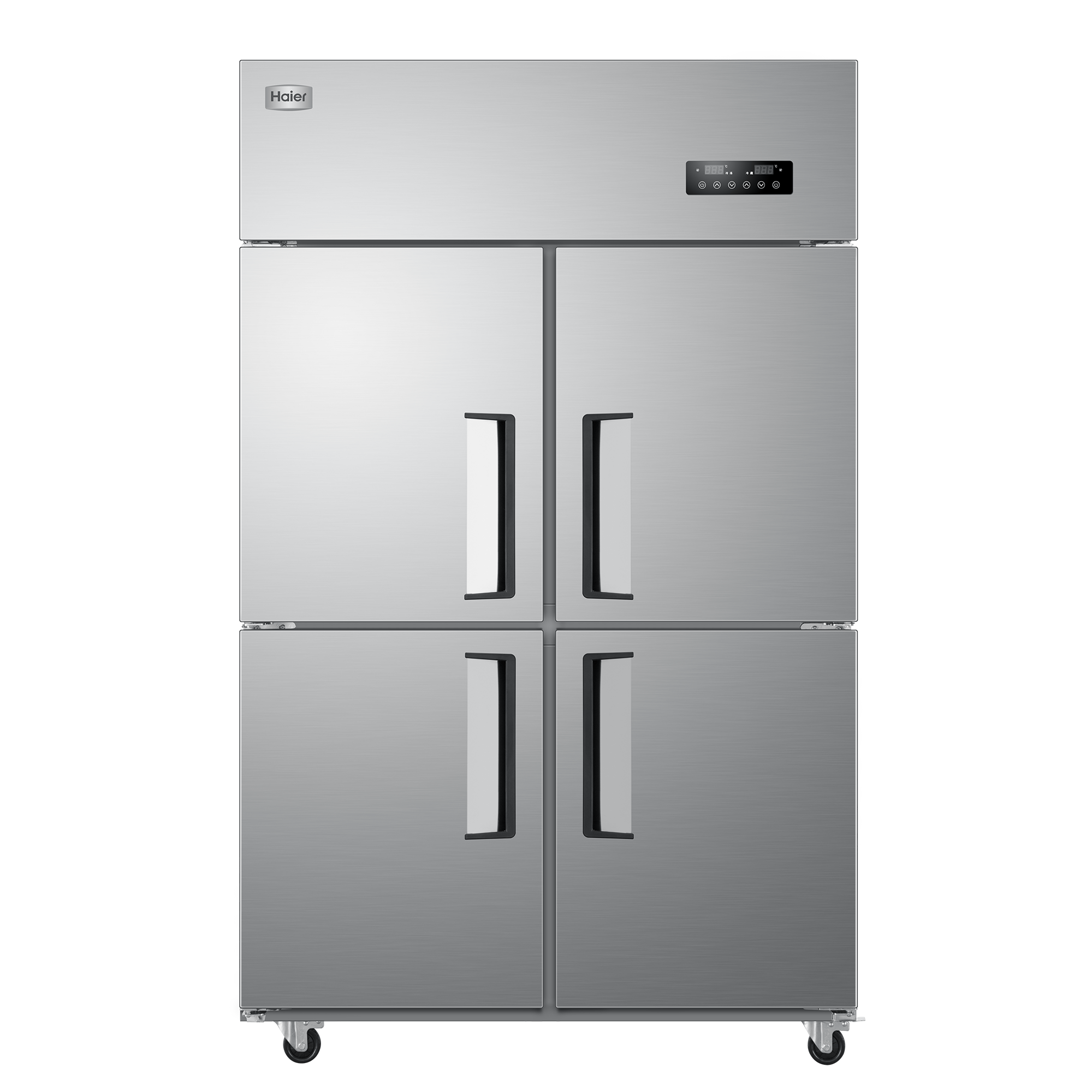 Haier/ Haier SLB-980C2D2 commercial kitchen refrigerator with air circulation, vertical kitchen refrigerator, stainless steel freezer pic 1