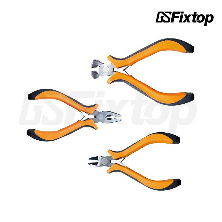 GSFIXTOP工具3pcs  plier cet3件套迷你钳插卡双色详情图1
