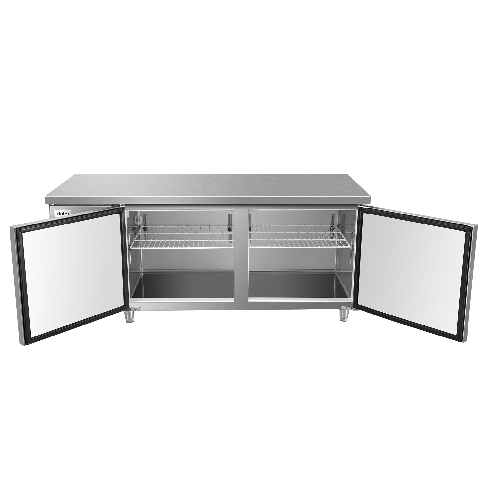Haier/海尔 SPB-440C/D2 风循环商用工作台 冷藏柜工作台 不锈钢操作台 双门冰柜