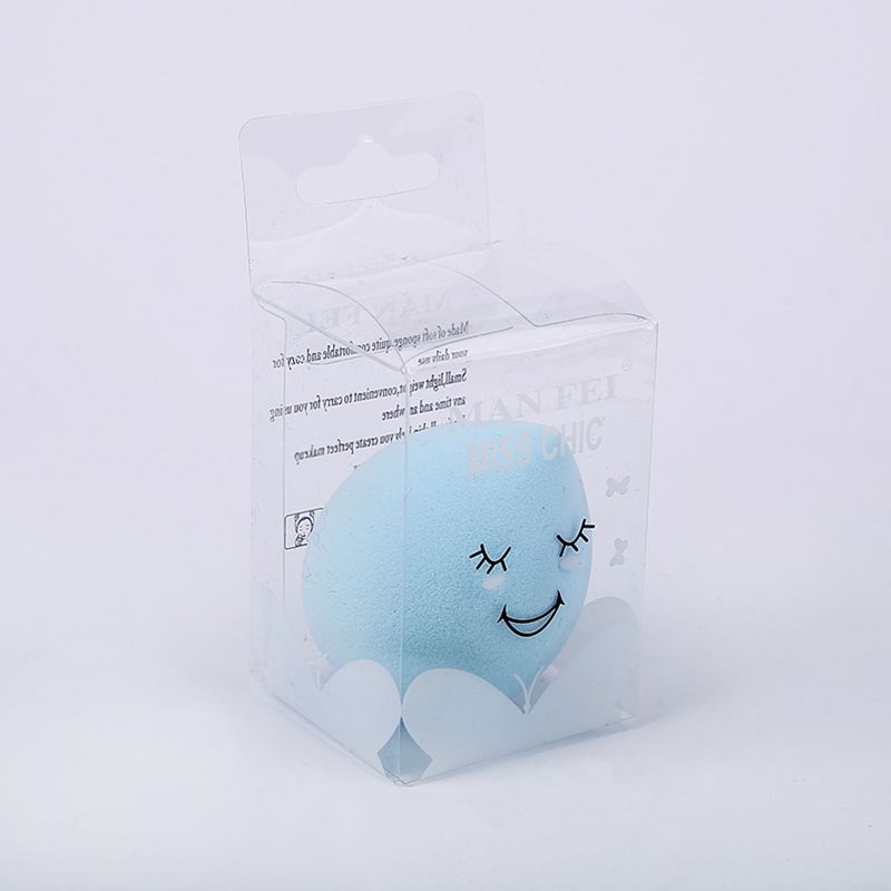 Small water drop powder puff, makeup sponge, dry and wet dual-purpose beauty egg cushion, makeup cotton pad, makeup tool storage box details Picture