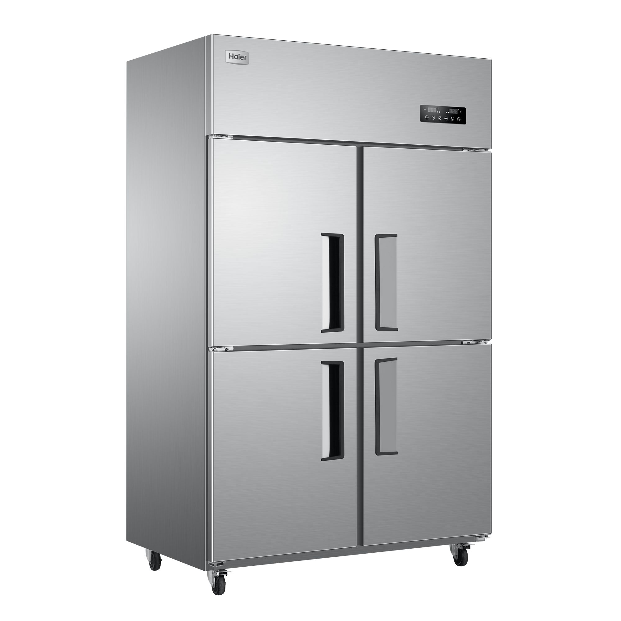 Haier/ Haier SLB-980C2D2 commercial kitchen refrigerator with air circulation, vertical kitchen refrigerator, stainless steel freezer details Picture