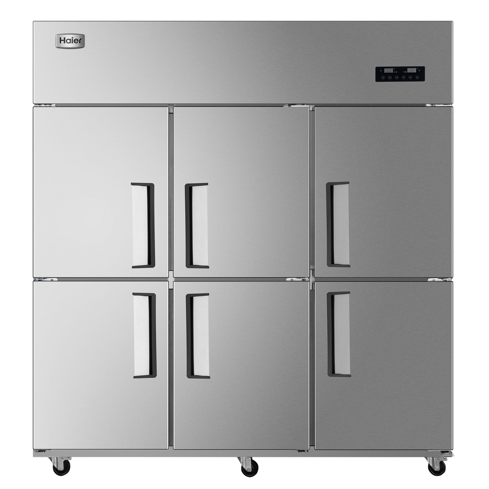 Haier SLB-1500C3D3 commercial kitchen refrigerator with air circulation, vertical kitchen refrigerator, stainless steel freezer