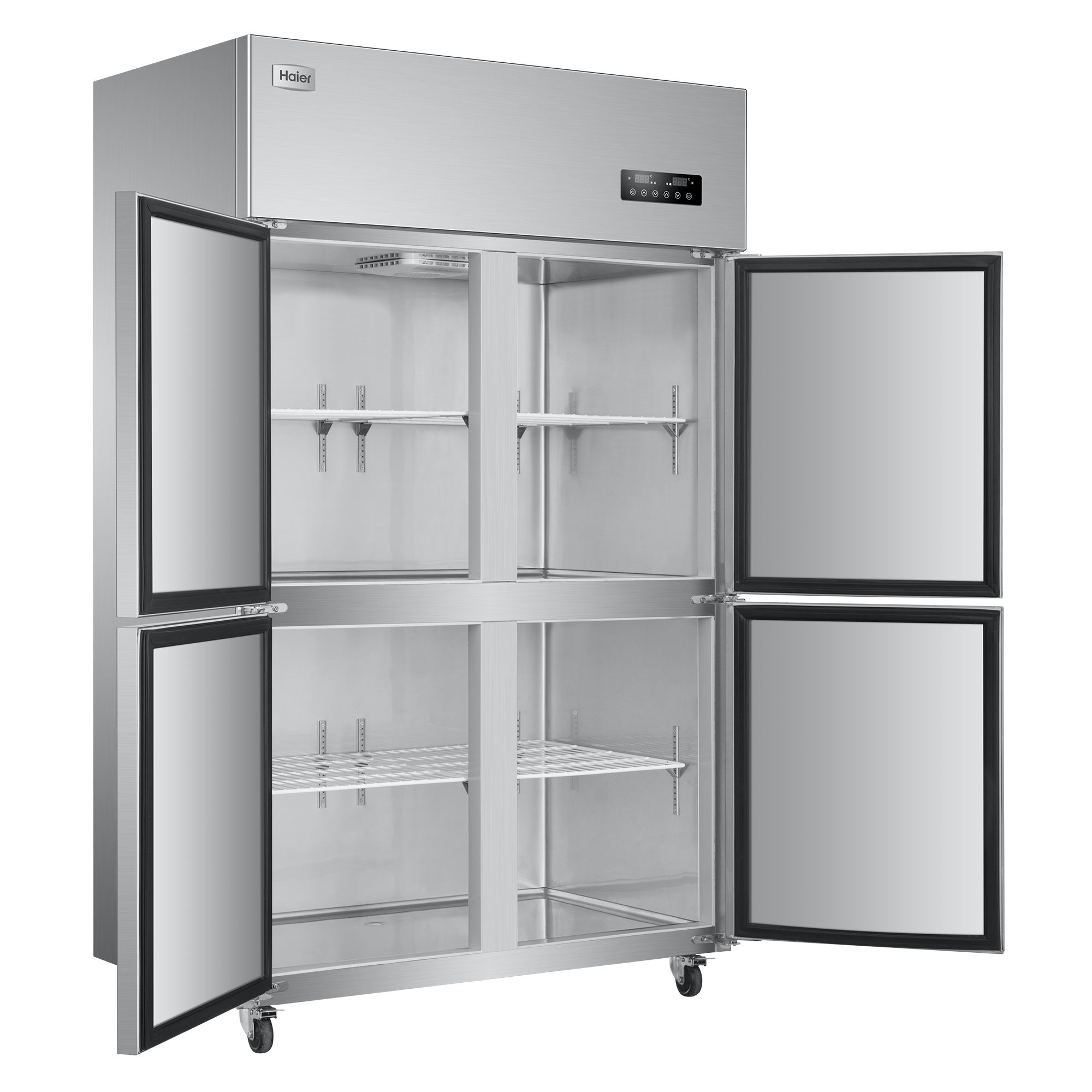 Haier/ Haier SLB-980C2D2 commercial kitchen refrigerator with air circulation, vertical kitchen refrigerator, stainless steel freezer Application Scenario